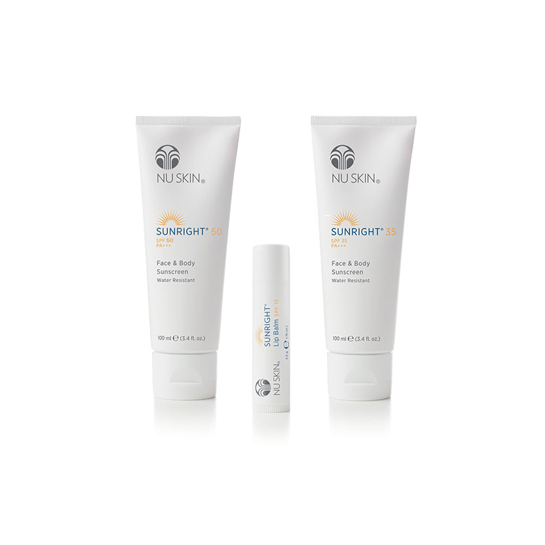 Sunright 50, Sunright 35, Sunright Lip Balm SPF 15